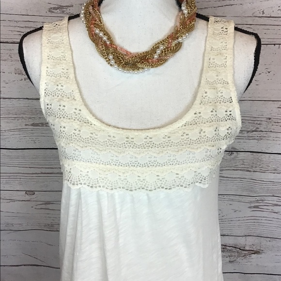 J. Crew Scallop Lace Shell Blouse Extra Small - Picture 4 of 9